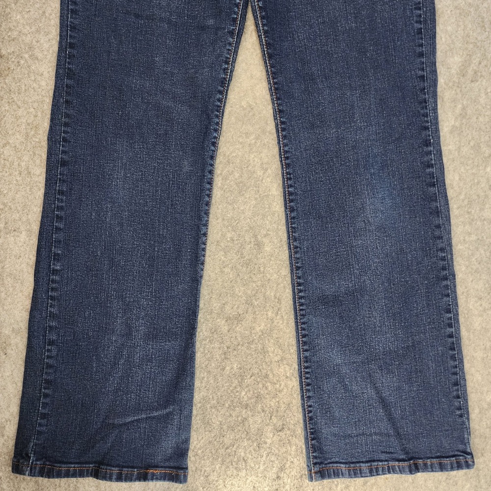 Levi's 512 Perfectly Slimming Bootcut Jeans Dark Wash Womens 12M - Picture 4 of 6